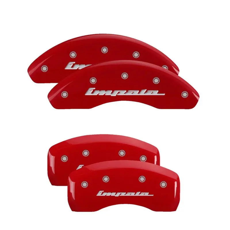 Mgp Engraved Caliper Covers For 2017 Chevrolet Camaro – Racing Yellow Finish With Black Charcoal Detailing 1
