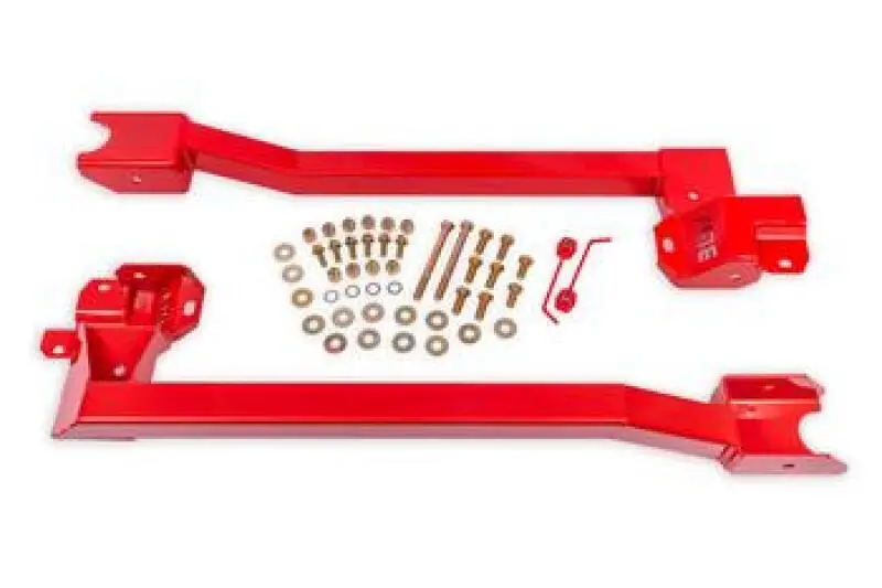 Bmr Bolt-On Subframe Connectors For 1974–1981 Gm F-Body Cars – Second Generation, Red Powder Coat 1