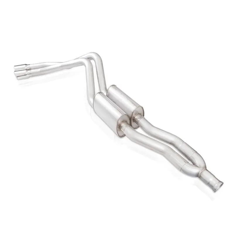 Stainless Works Cat-Back Exhaust System For 2015–2019 Chevrolet Tahoe 5.3L – Redline Finish With 4" Polished Tips 1