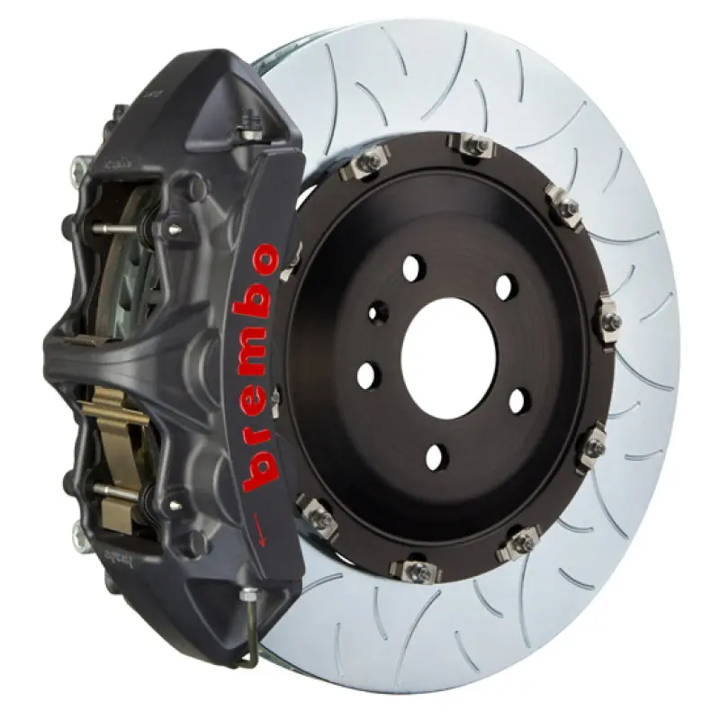 Brembo 10-12 Range Rover Front Gts Bbk 6 Piston Cast 405X34 2Pc Rotor Slotted Type3-Black Ha 1