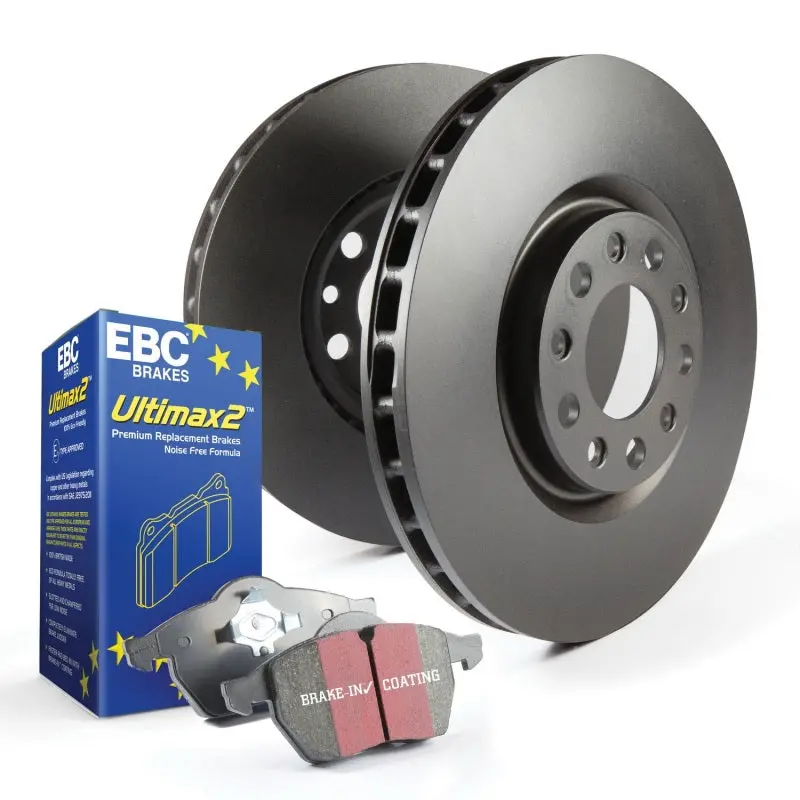 Ebc Ultimax S20 Brake Kit – Front & Rear Pads And Rk Rotors For Two Axles 1