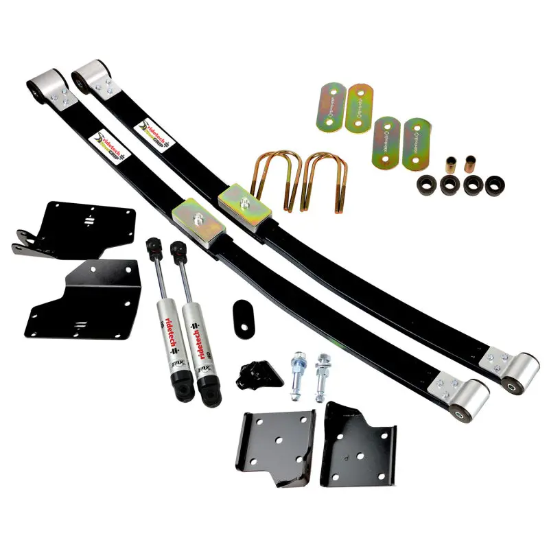 Ridetech Composite Leaf Springs With Hq Shocks – 2-Inch Drop, Rear Suspension For 1964–1966 Mustang 1