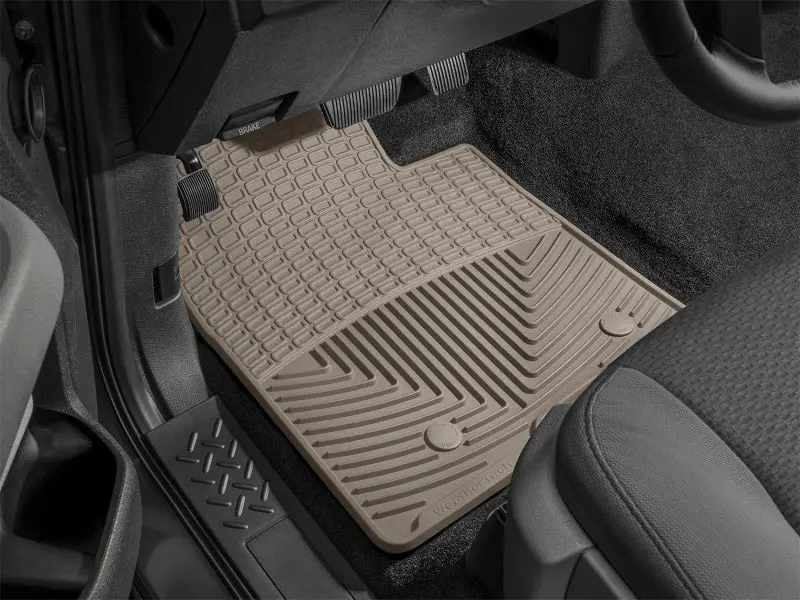 Wt Premium Rubber Rear Floor Mats – Tan Color 1