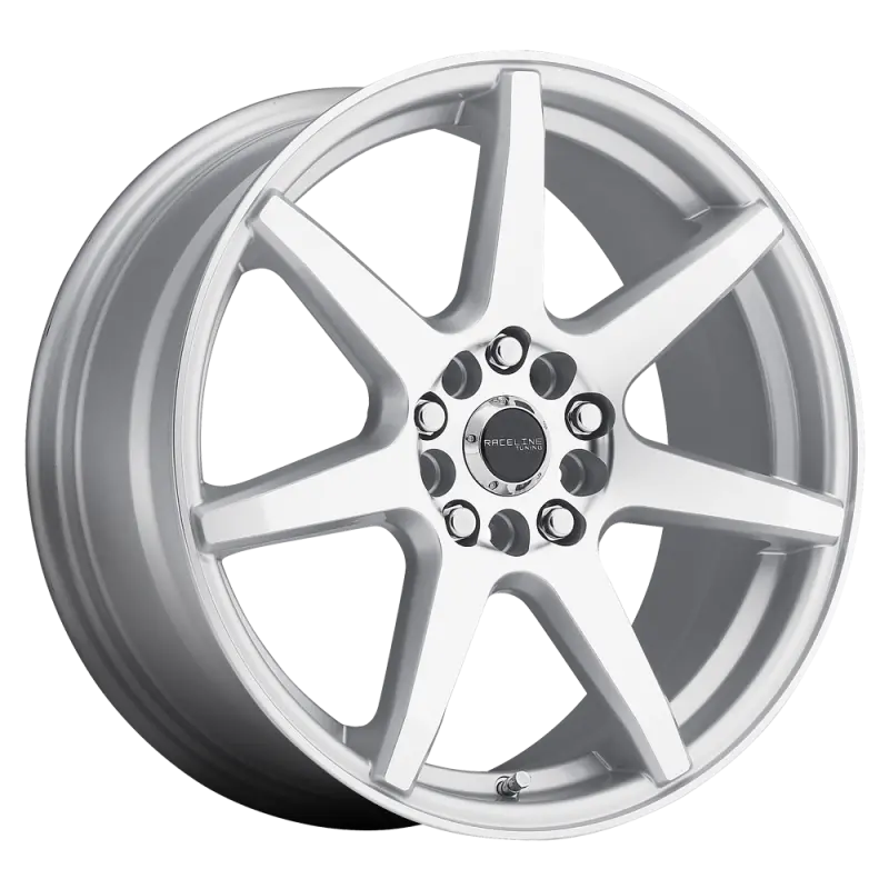 Raceline 131S Evo Alloy Wheel – 17×7.5", 5×105/5×115, 40Mm Offset, 72.62Mm Bore, Silver & Machined Finish 1