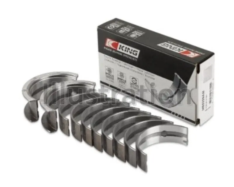 King Engine Bearings For Mitsubishi G25B / 4G54 / 4G53 – +0.25Mm Oversize Main Bearing Set 1