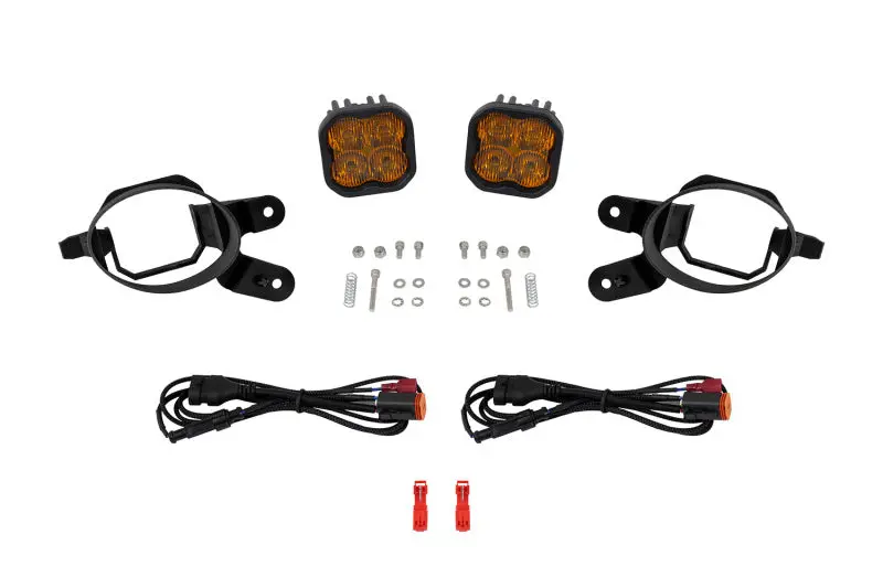 Diode Dynamics Ss3 Led Fog Light Kit For 2010–2013 Lexus Is250C — 3000K Yellow Sae-Compliant Beam Pattern 1