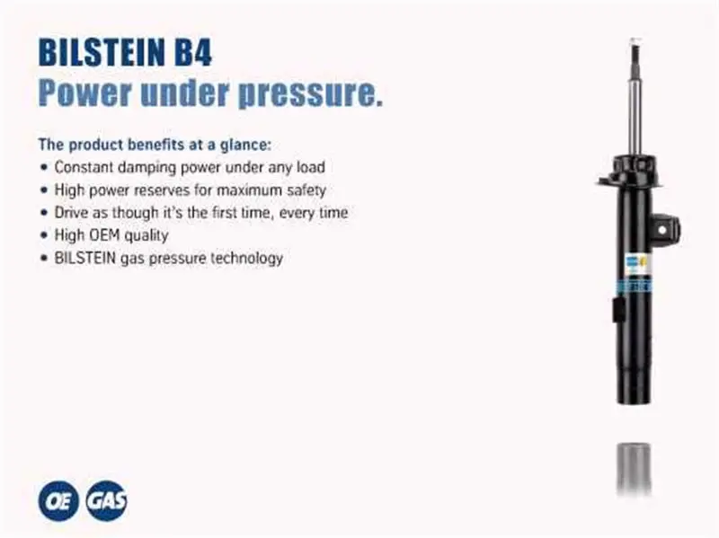 Bilstein B4 Front Right Twin-Tube Strut Assembly For 2014 Mini Cooper 1