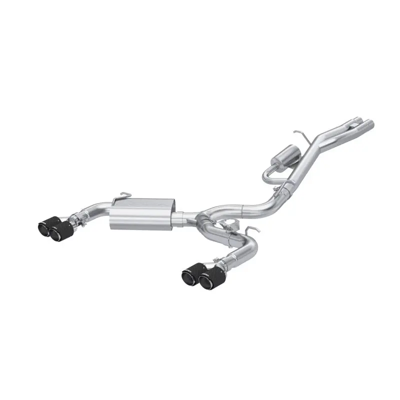 Mbrp Cat-Back Exhaust System For 2017–2020 Audi Rs3 – 3-Inch Diameter, Dual Split Rear Exit, Carbon Fiber Tips 1