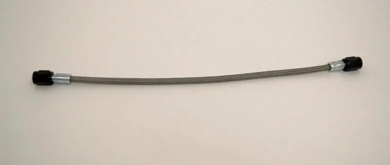 Fragola -2An Brake Line W/ -3An Black Alum. Nuts 10In 1