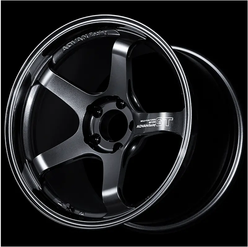Advan Rg-D2 Gunmetallic Machined Wheel – 18X8.5", +42Mm Offset, 5X112Mm Bolt Pattern 1