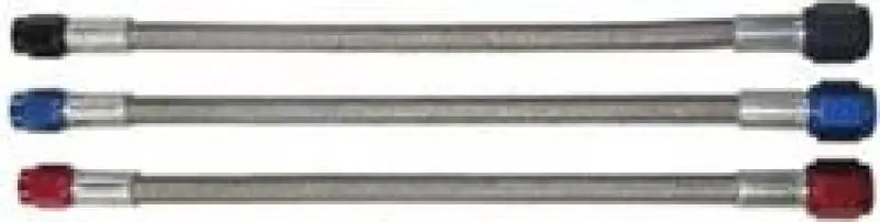 Fragola -3An To -4An Nitrous Line Adapter – 10-Inch Black Nut Assembly 1