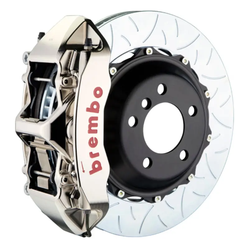 Brembo Gtr Big Brake Kit For Mercedes-Benz Cls550 (2012–2018) And Cls400 (2015–2018) – Front, 6-Piston Billet Calipers, 380X34Mm Two-Piece Slotted Rotors, Type 3 Nickel Plating 1