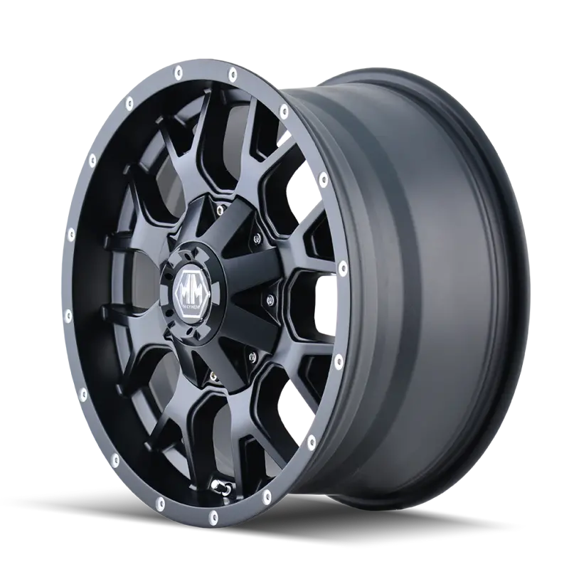 Mayhem Warrior Matte Black Alloy Wheel – 20X9", 6X120 Bolt Pattern, 18Mm Offset, 78.1Mm Hub Bore 1