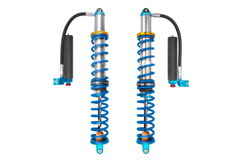 King Shocks 3.0-Inch Rear Internal Bypass Coilover – Remote-Reservoir Design With Adjustable Compression & Finned Body For 2014–2016 Polaris Rzr Xp 1000/Turbo 1