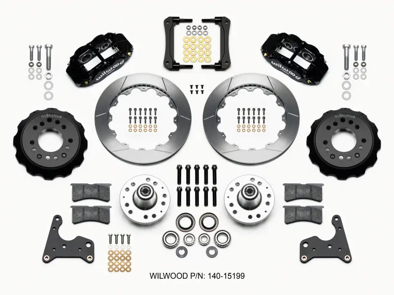 Wilwood Narrow Superlite 6R Front Hub Kit – 12.88-Inch Rotor, Compatible With 1965–1972 C-Body Drum Brakes 1