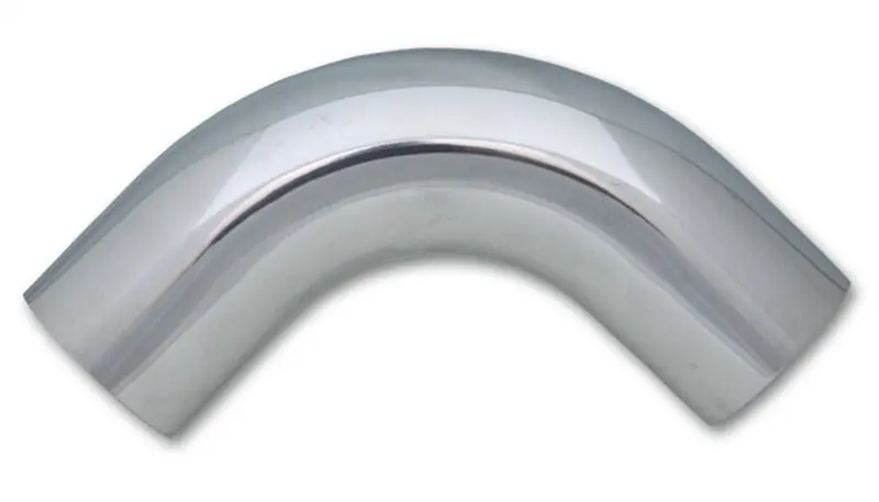 Vibrant Polished Aluminum Exhaust Tubing – 3.5" Od, Universal 90° Bent Section 1