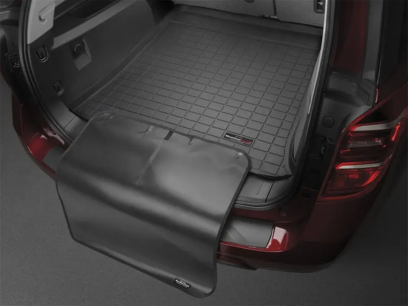 Weathertech Custom Cargo Liner For 2020+ Mercedes-Benz Gls-Class – Fits Behind Second Row With Bumper Protector (Black) 1
