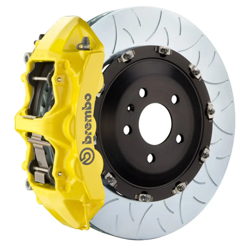 Brembo Gt Big Brake Kit For 2016–2023 Mercedes-Benz Metris (W447) – Front, 6-Piston Calipers, 380X34Mm Two-Piece Slotted Rotors, Yellow Finish 1