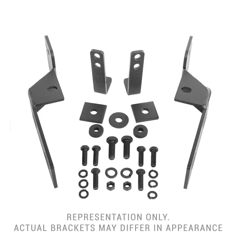Go Rhino Rc4 & Rc3 Load-Rated Brackets For 2014–2021 Toyota Tundra – Textured Black 1