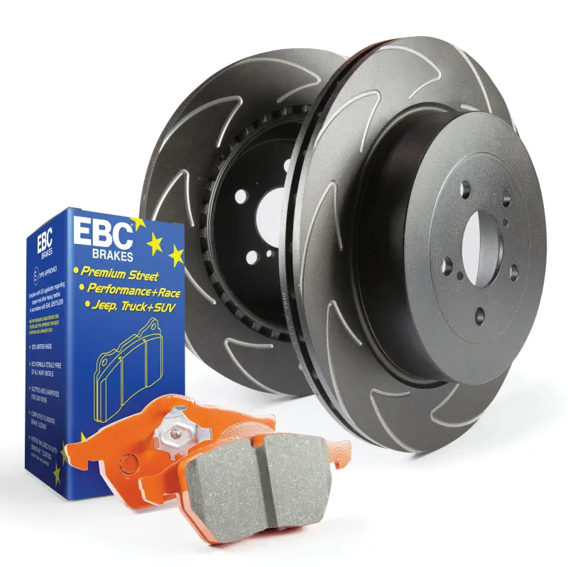 Ebc S7 High-Performance Brake Kit – Orangestuff Pads And Bsd Drilled & Slotted Rotors 1