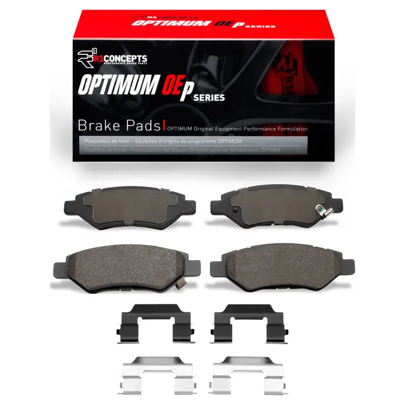 R1 Optimum Oe Rear Brake Pad & Hardware Kit – 2008–2016 Cadillac Cts 1