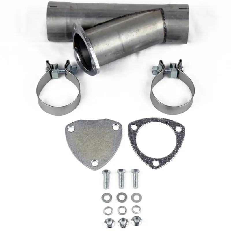 Granatelli Manual Exhaust Cutout – 2.25-Inch Aluminized Steel With Slip-Fit Clamp 1