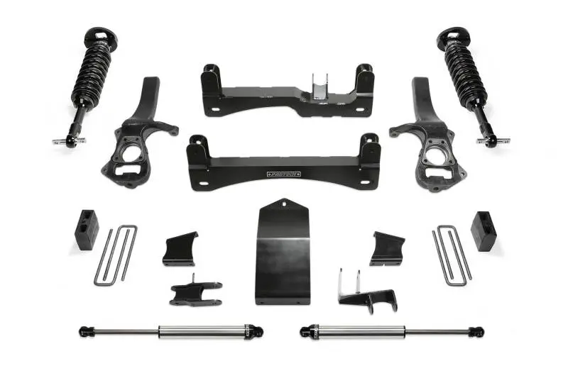 Fabtech 4-Inch Performance Lift System With Dual-Mode 2.5" & 2.25" Shocks For 2019–2020 Gm K1500 Trucks (Trail Boss/At4 Diesel Models) 1