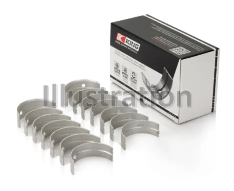 King Mercedes Benz M103 / M104 / Om603 Bi-Metal Aluminum Main Bearing Set 1