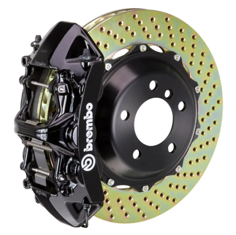 Brembo Gt Big Brake Kit – Front Drilled & Slotted Rotors (355X32Mm) For 2008–2014 Mercedes-Benz C-Class (Non-Amg, Non-4Matic) 1