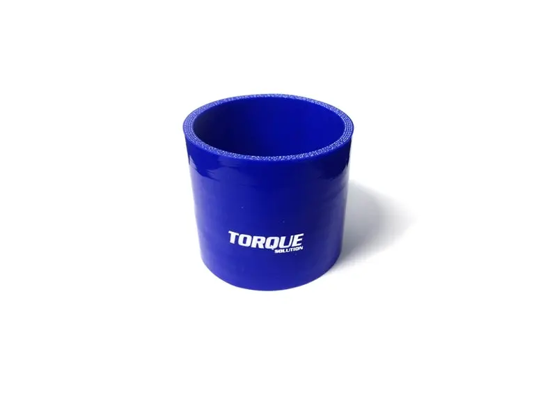 Torque Solution Universal 2.5-Inch Blue Silicone Straight Coupler 1