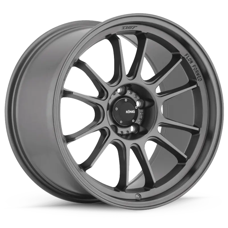 Konig Hypergram Flow-Formed Alloy Wheel – 19×8.5", 5×120 Bolt Pattern, +32Mm Offset, Matte Grey Finish 1