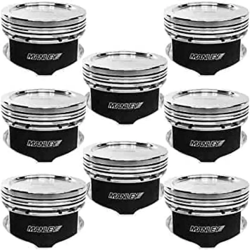 Manley Forged Pistons For Ford Modular Engines (4.6L/5.4L) – 3.700" Bore, 1.2" Compression Distance, -11Cc Dish (Set Of 8) 1