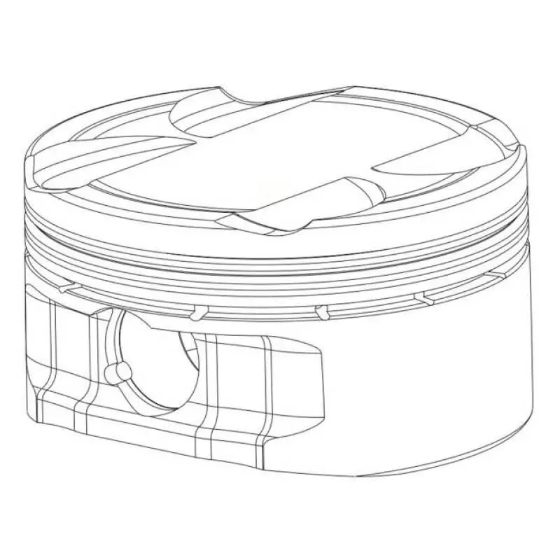 Cp Pistons & Rings Set For Acura B18A/B1 Engines – 81.5Mm Bore, +0.5Mm Overbore, 9.0:1 Compression Ratio 1